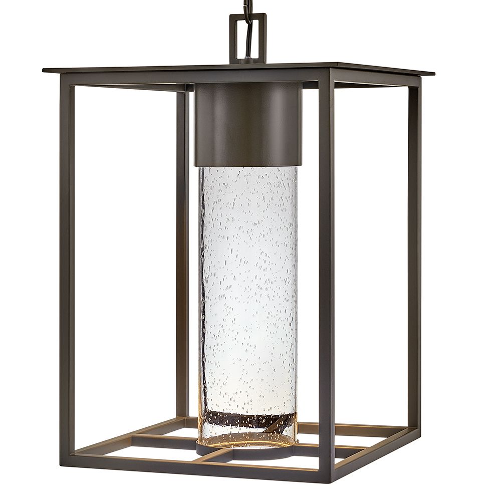 Coen 17 3/4"H Oil-Rubbed Bronze LED Outdoor Hanging Light