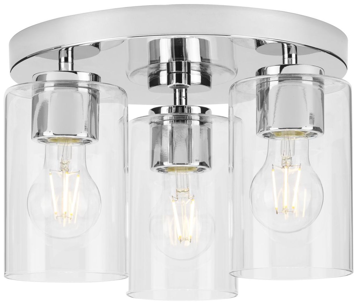 Image 3 Cofield Collection 12 in. Three-Light Flush Mount P350237 more views