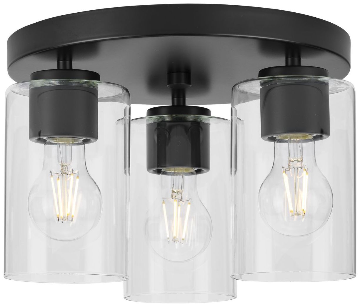 Image 3 Cofield Collection 12 in. Three-Light Flush Mount P350237 more views