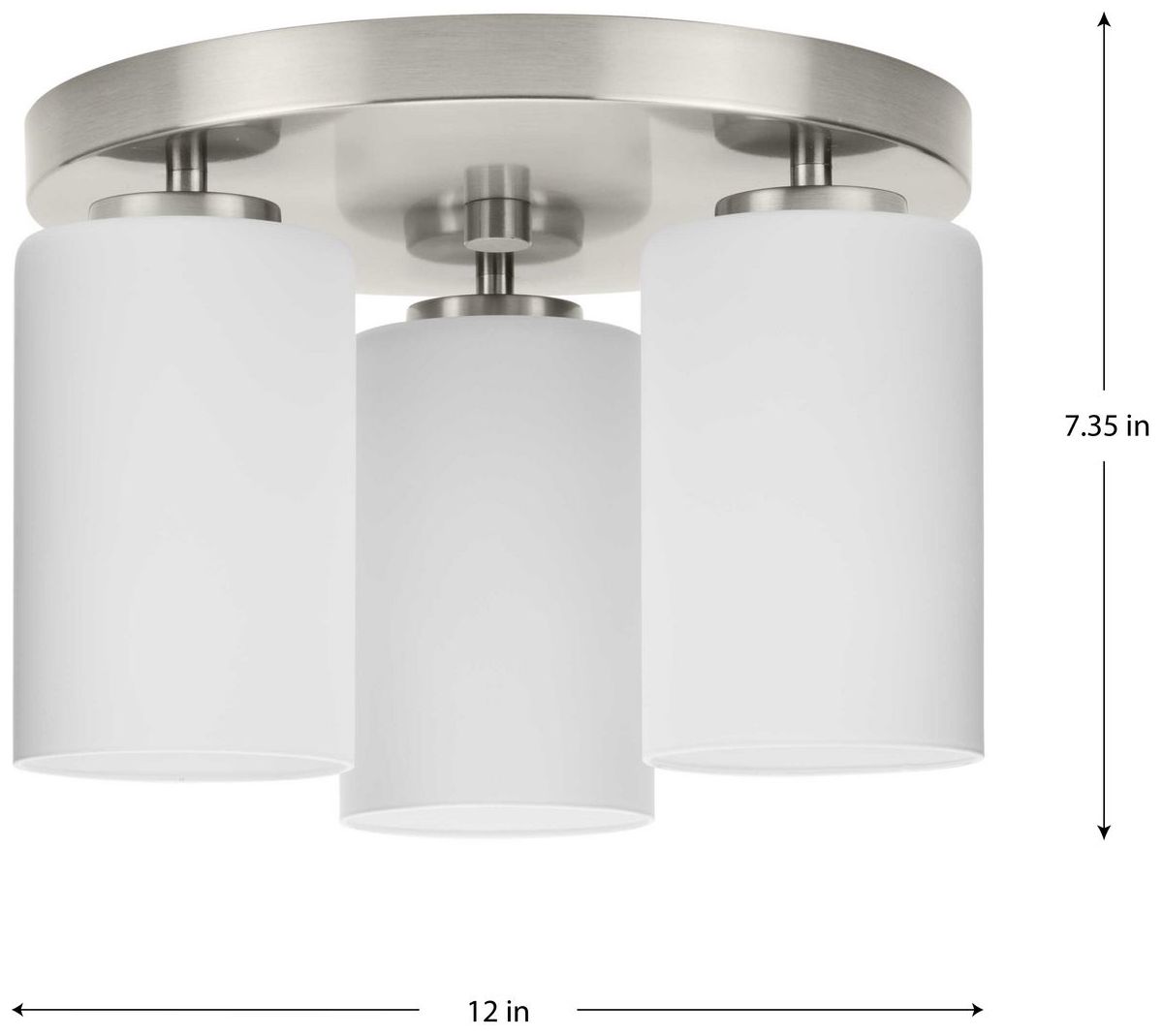 Image 4 Cofield Collection 12 in. Three-Light Flush Mount P350238 more views
