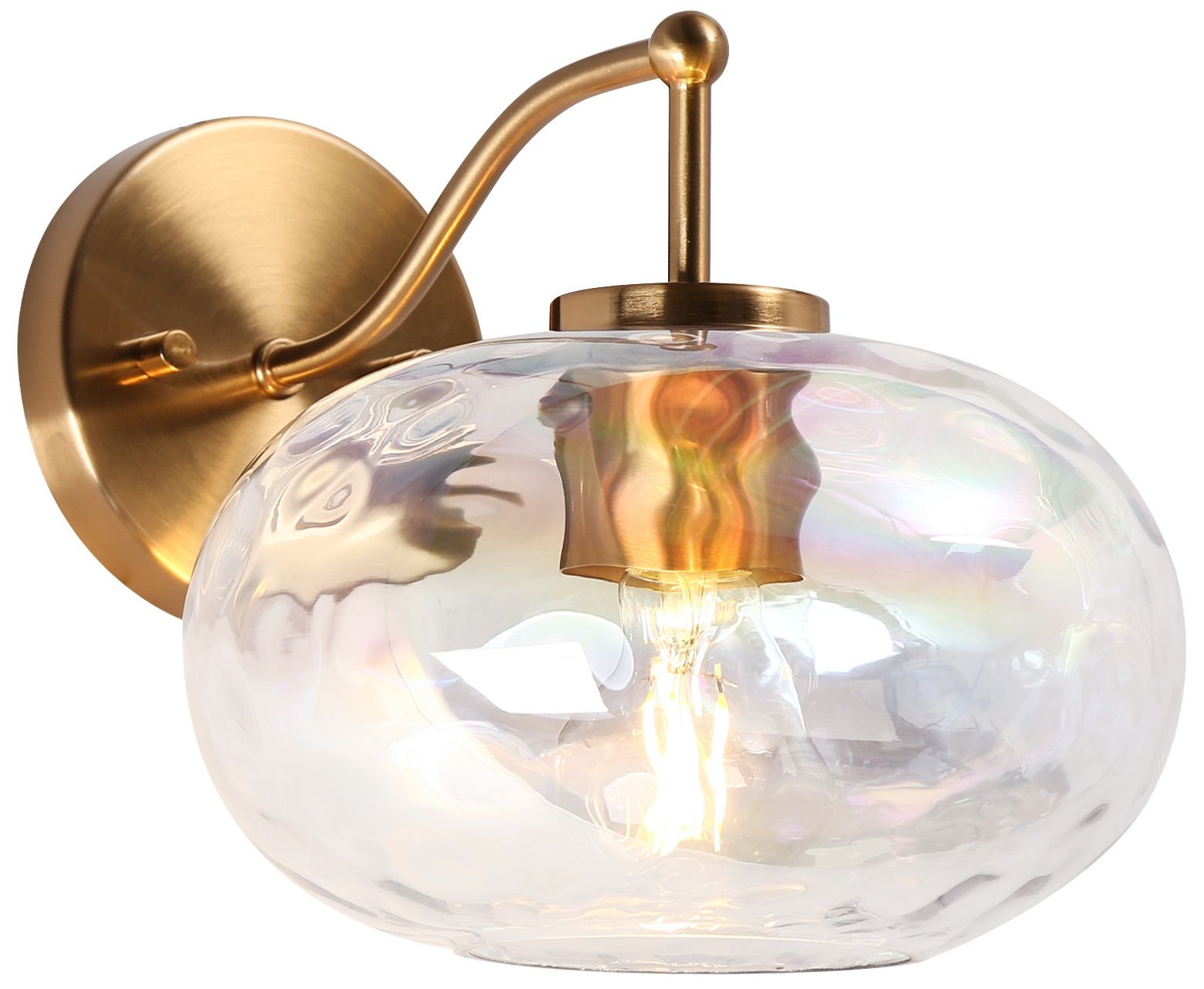 Coglaze 1-Light Glass Wall Sconces - Made to Order