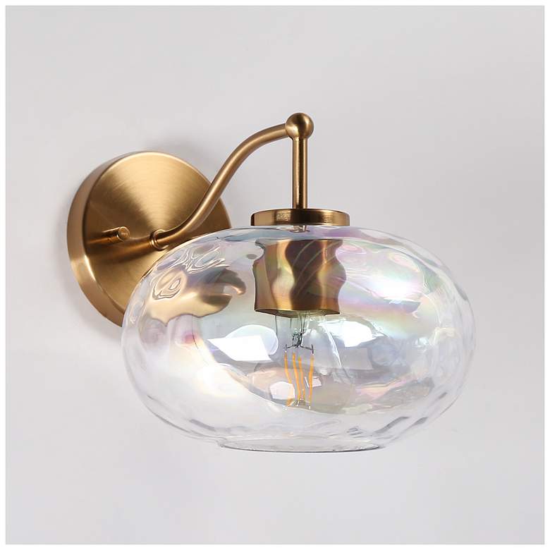 Image 4 Coglaze 1-Light Glass Wall Sconces more views