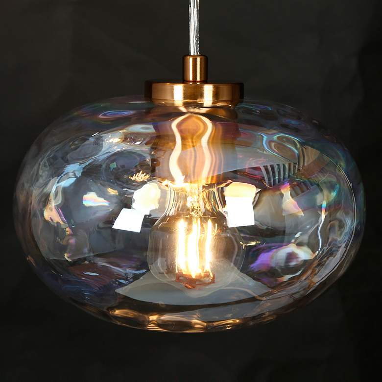 Image 2 Coglaze 3-Light Glass Cluster Island Pendant Light more views