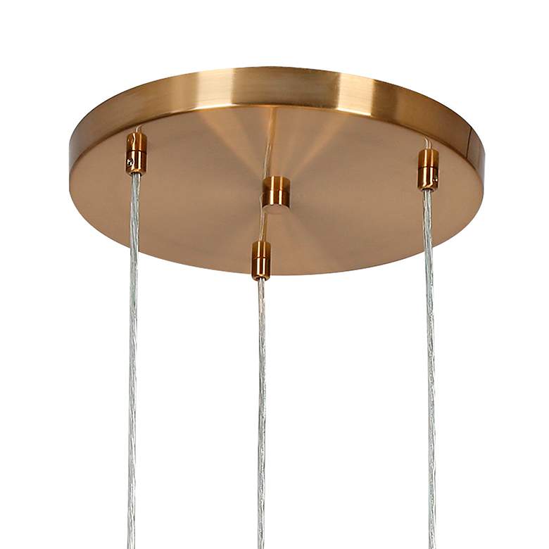 Image 3 Coglaze 3-Light Glass Cluster Island Pendant Light more views