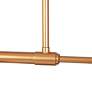 3_Coglaze 47.2" Wide Gold 3-Light Colored Glass Island Chandelier more views