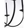 6_Cohen 36 1/2" Wide Black 6-Light Chandelier more views