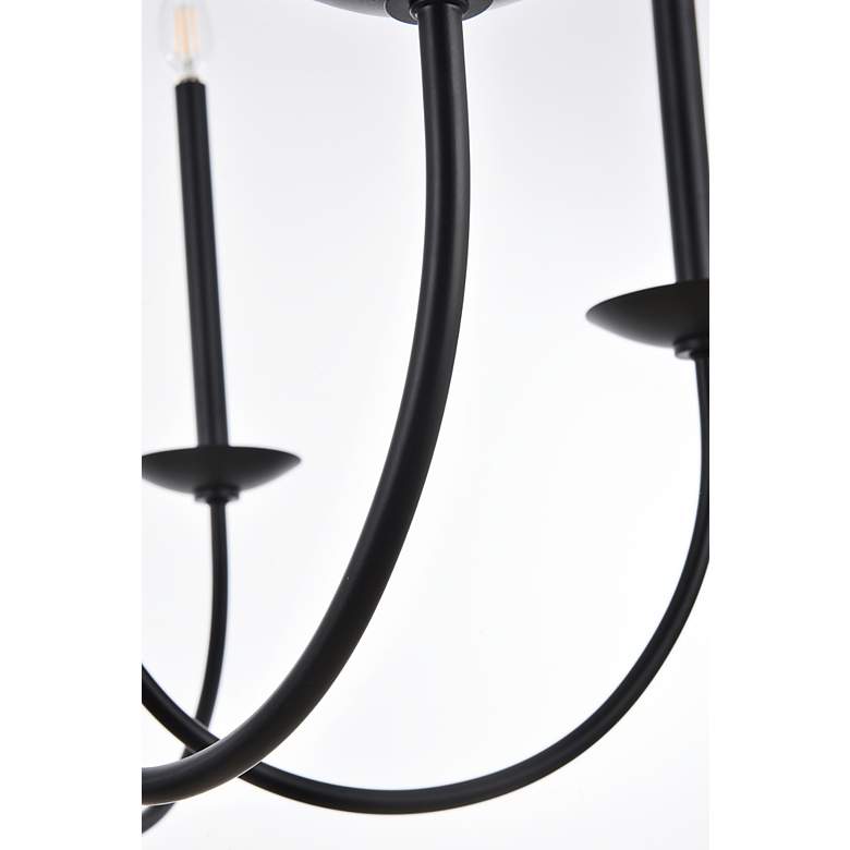Image 7 Cohen 36 1/2" Wide Black 6-Light Chandelier more views