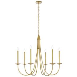 Cohen 36" Pendant In Brass