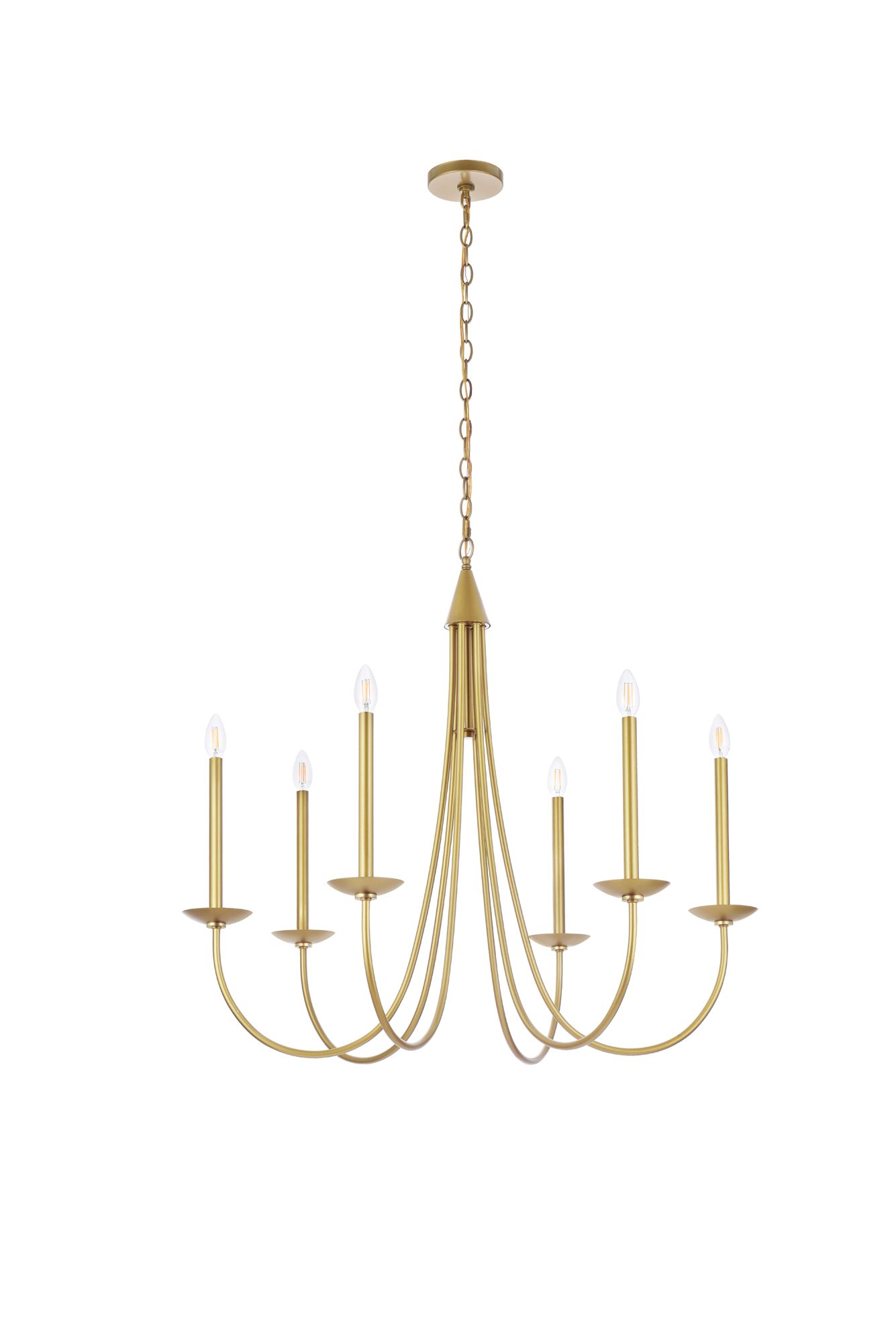 Cohen 36" Pendant In Brass