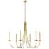 Cohen 42" Pendant In Brass