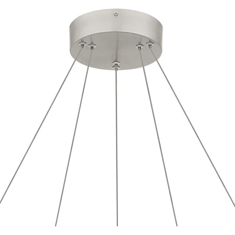 Image 7 Cohen Integrated LED Brushed Nickel Pendant Light more views