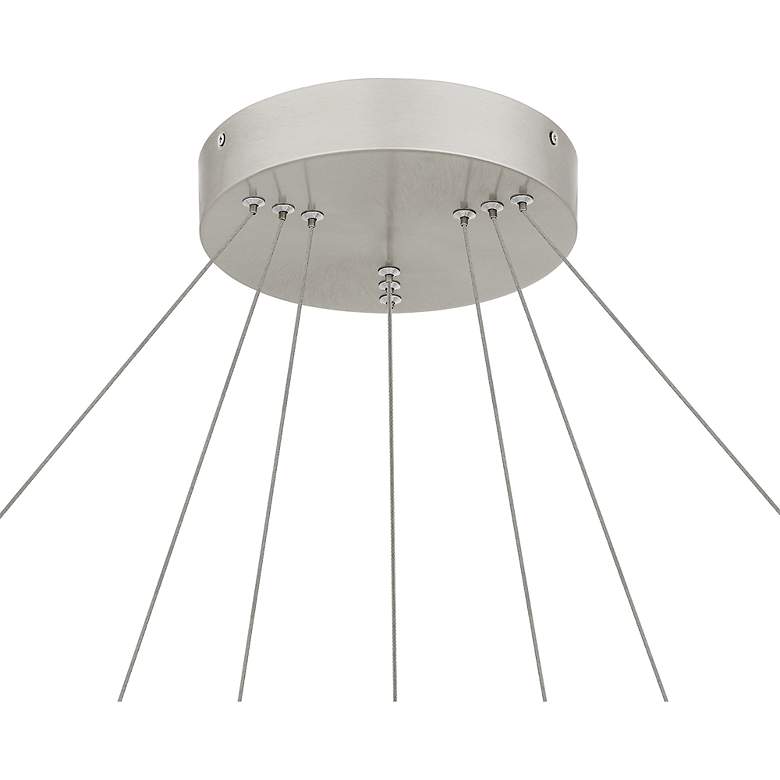 Image 7 Cohen Integrated LED Brushed Nickel Pendant Light more views