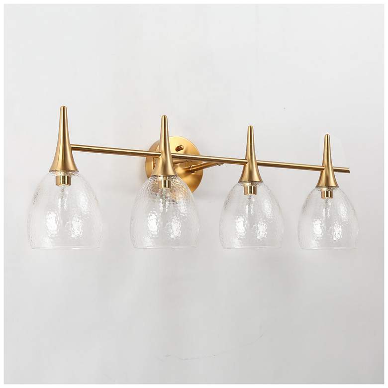 Image 2 Cola 4-Light 28.3" Wide Gold Bath Light more views