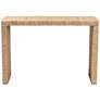 5_Colandra 47 1/4" Wide Natural Brown Seagrass Console Table more views