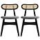 Colbert Gray Fabric Dining Chairs Set of 2