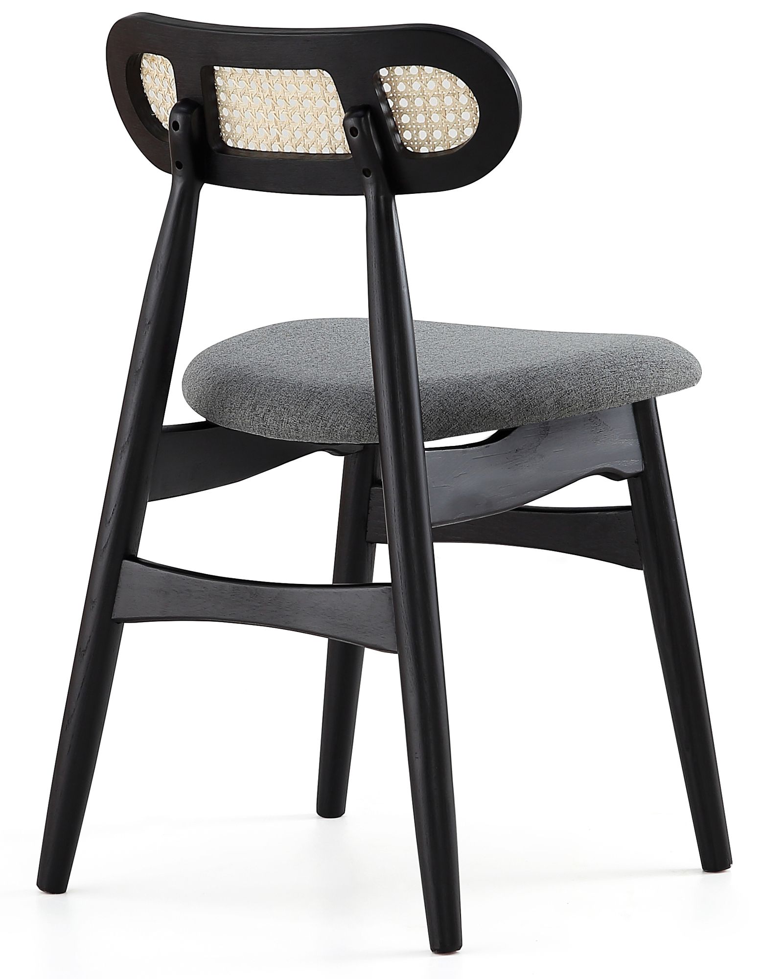 Colbert Gray Fabric Dining Chairs Set of 2 in scene