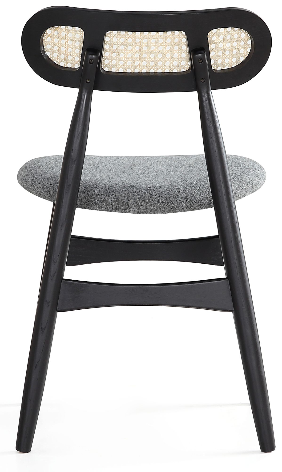 Colbert Gray Fabric Dining Chairs Set of 2 in scene