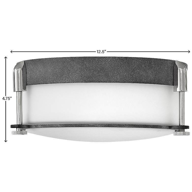 Image 3 Colbin 12 1/2" Wide Black Ceiling Light by Hinkley Lighting more views
