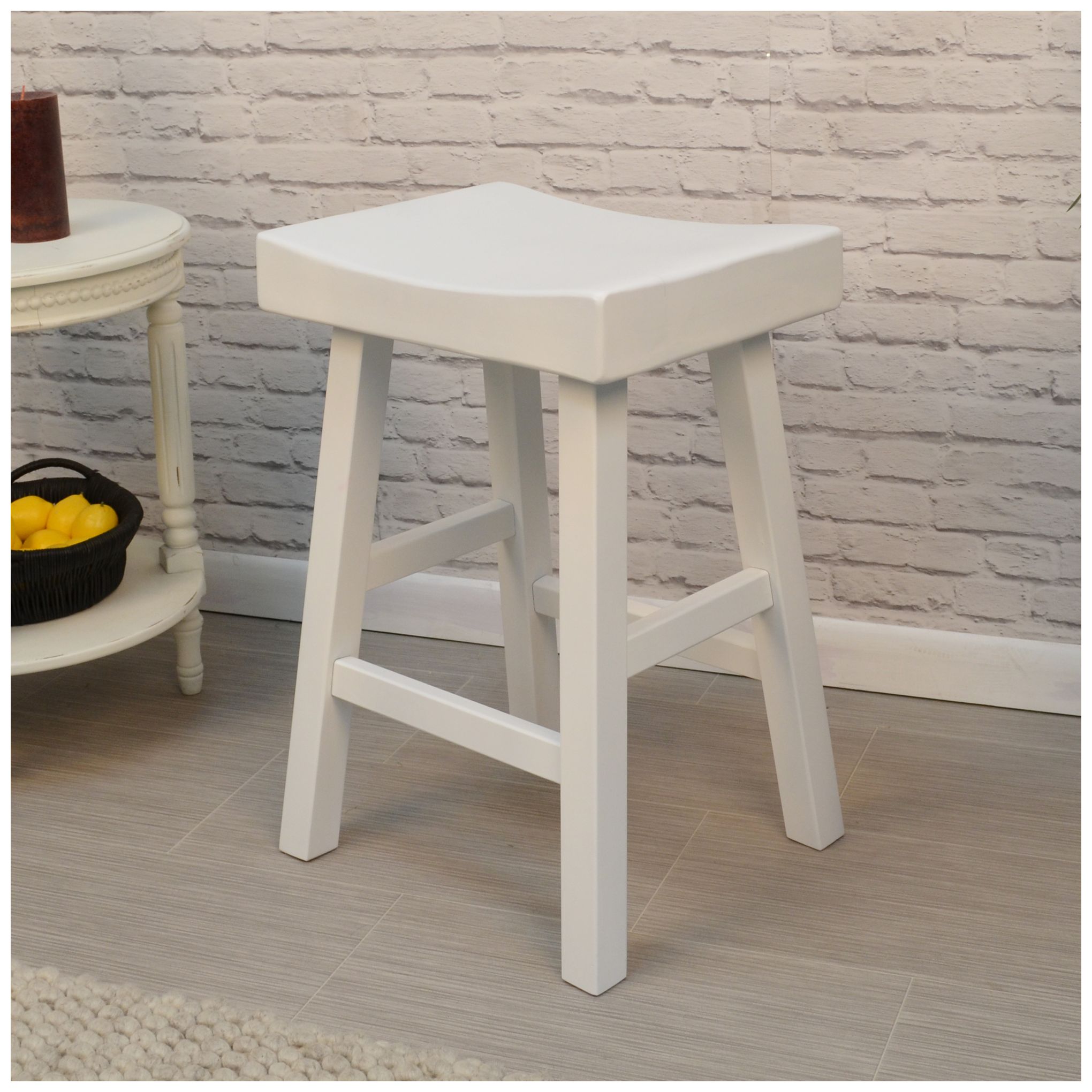 Image 3 Colborn 25" Counter Stool - Antique White more views