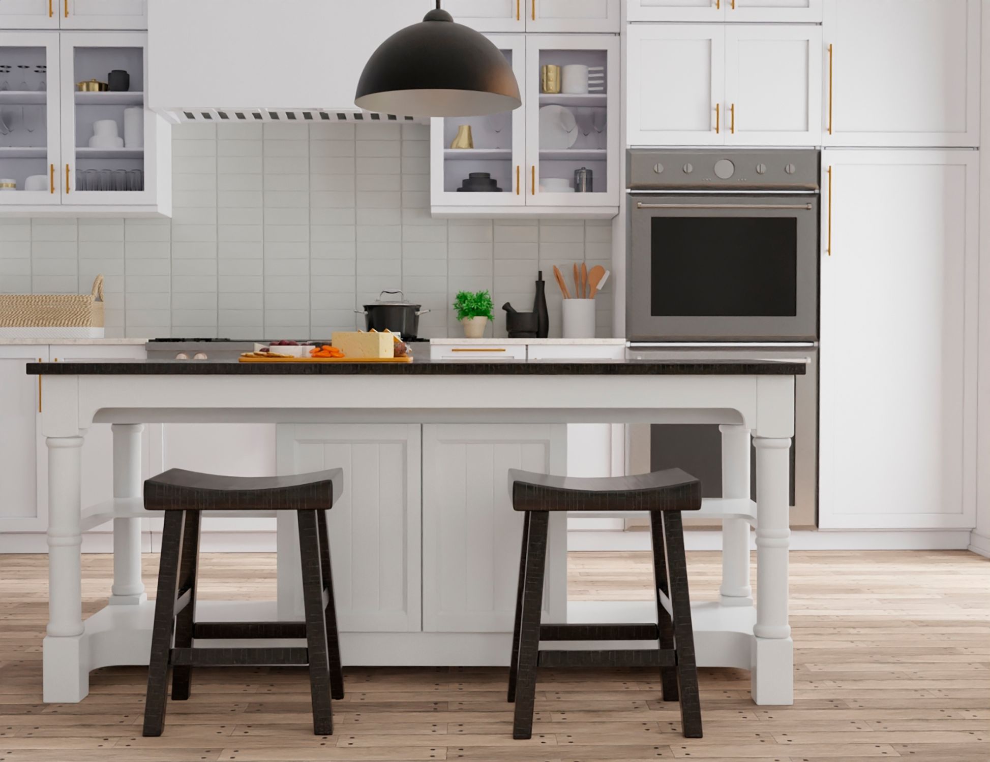 Colborn 25" Espresso Counter Stool