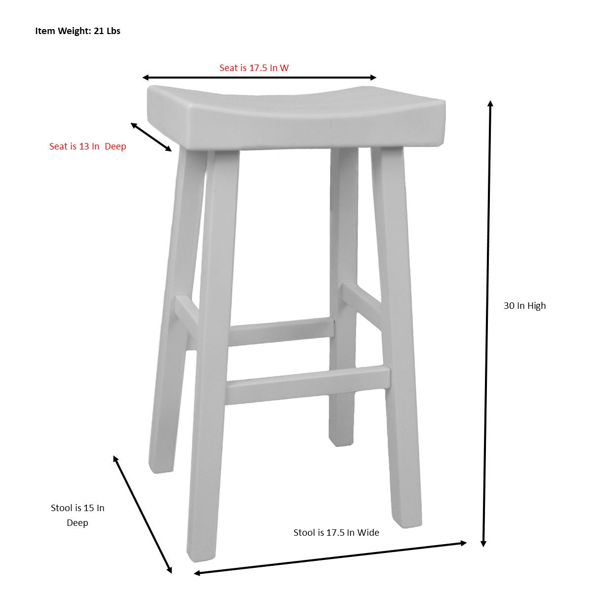 Colborn 30" Espresso Barstool