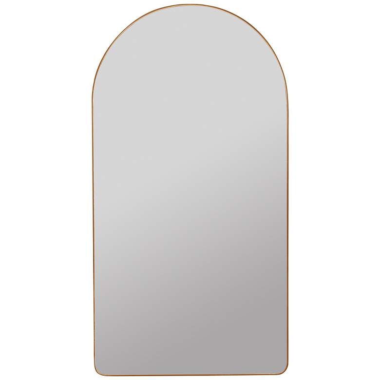 Image 3 Colca Gold 16 1/4" x 30 3/4" Medicine Cabinet Arched Mirror