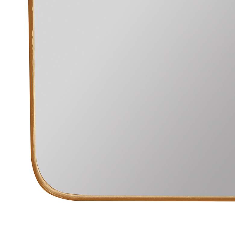 Image 5 Colca Gold 16 1/4" x 30 3/4" Medicine Cabinet Arched Mirror more views