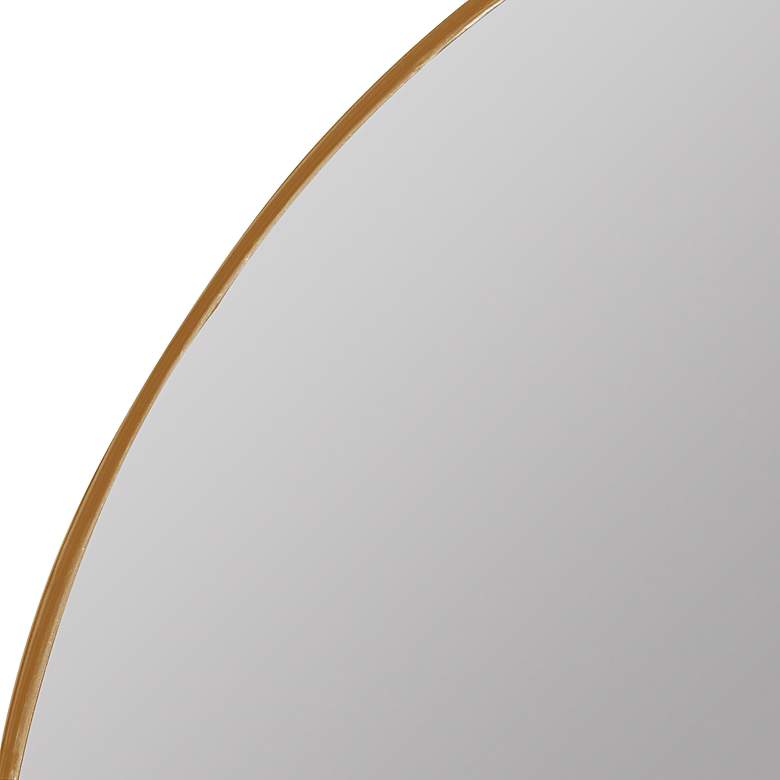 Image 6 Colca Gold 16 1/4" x 30 3/4" Medicine Cabinet Arched Mirror more views