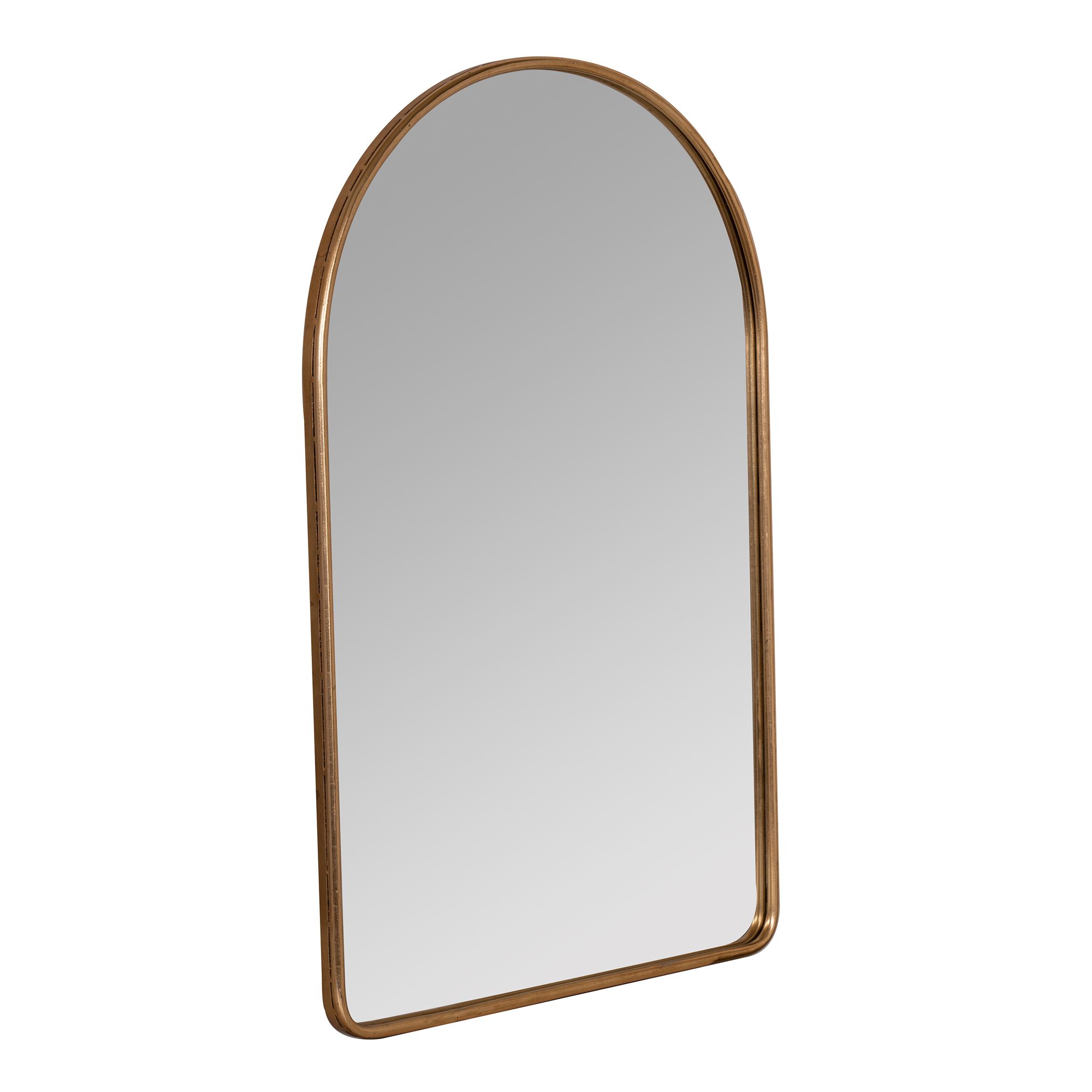 Image 2 Colca Gold Leaf 24" x 38" Arched Top Wall Mirror more views