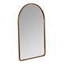 2_Colca Gold Leaf 24" x 38" Arched Top Wall Mirror more views