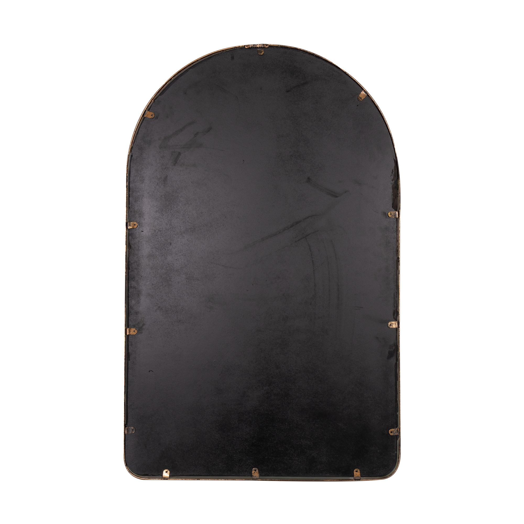 Image 4 Colca Gold Leaf 24" x 38" Arched Top Wall Mirror more views