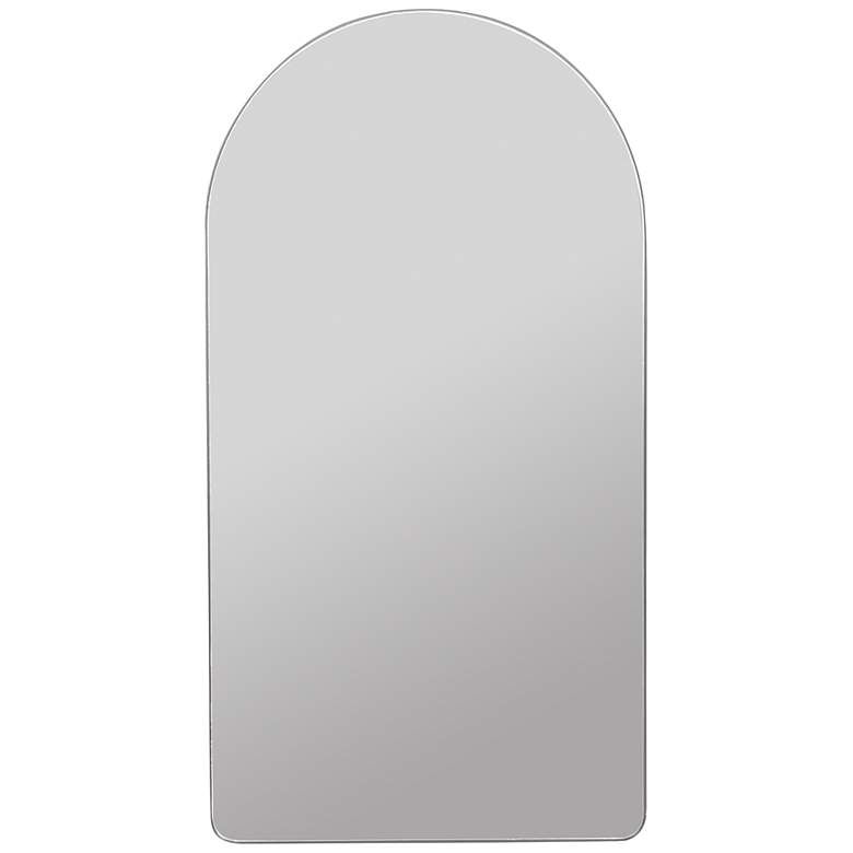 Image 2 Colca Silver 30" x 16" Metal Arch Recessed-Capable Medicine Cabin