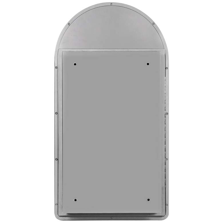 Image 4 Colca Silver 30" x 16" Metal Arch Recessed-Capable Medicine Cabin more views