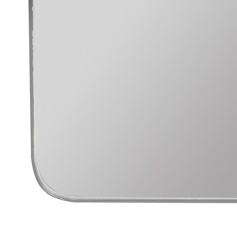 Image 6 Colca Silver 30" x 16" Metal Arch Recessed-Capable Medicine Cabin more views