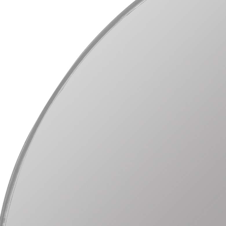 Image 7 Colca Silver 30" x 16" Metal Arch Recessed-Capable Medicine Cabin more views