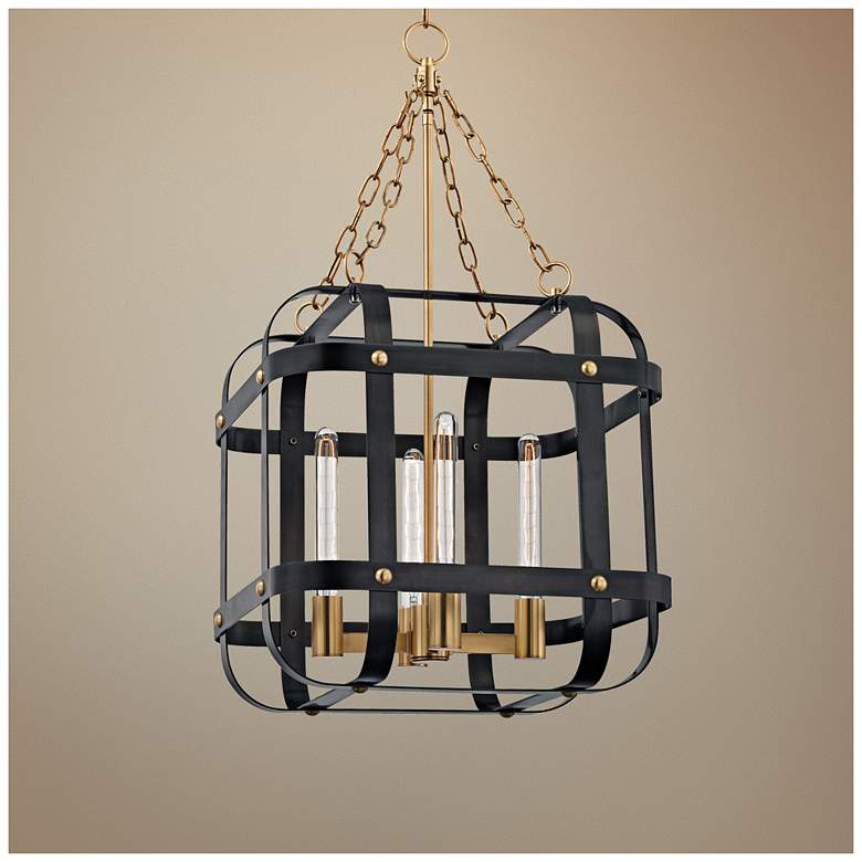 Image 1 Colchester 35 1/2" Wide Aged Old Bronze Pendant Light