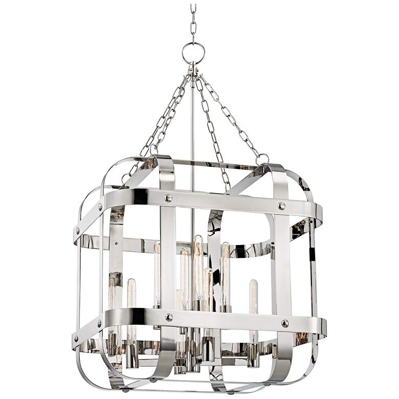 Image 1 Colchester 48 inch Wide Polished Nickel Pendant Light