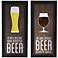 Cold Beer I And II 2-Piece 22" High Wall Art Set