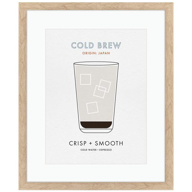 Image 1 Cold Brew 18"W x 22"H Framed Wall Art