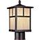 Coldwater 12" High Burnished Outdoor Post Light