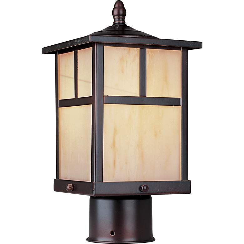 Image 2 Coldwater 12" High Burnished Outdoor Post Light