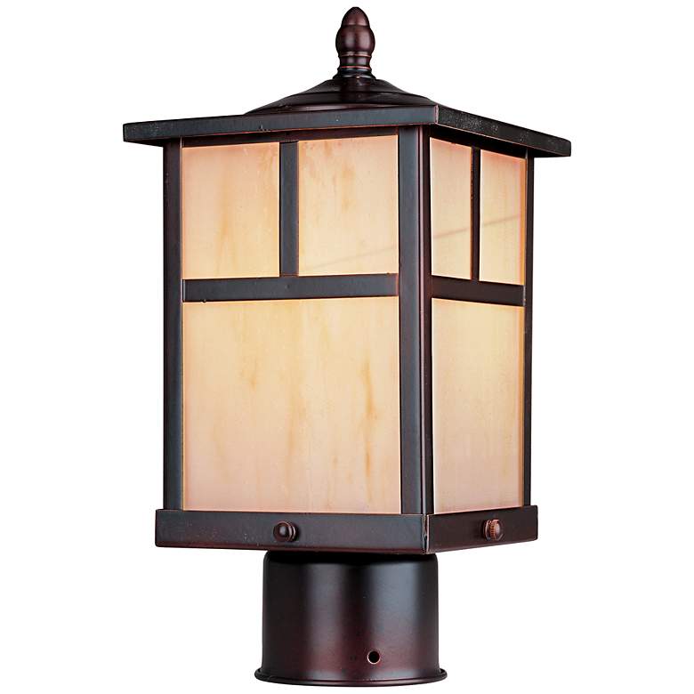 Image 3 Coldwater 12" High Burnished Outdoor Post Light