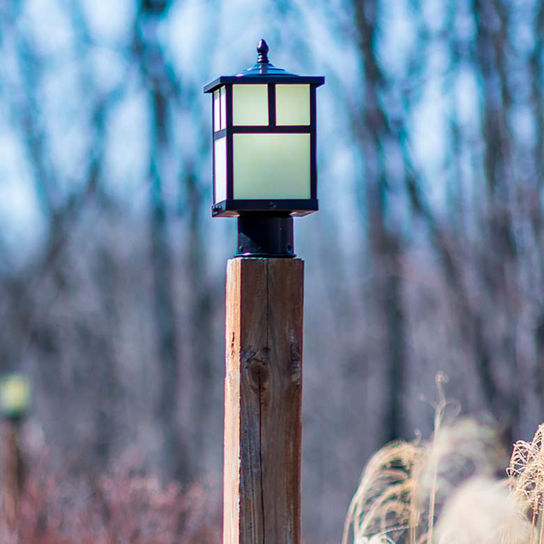 Image 2 Coldwater 12" High Burnished Outdoor Post Light