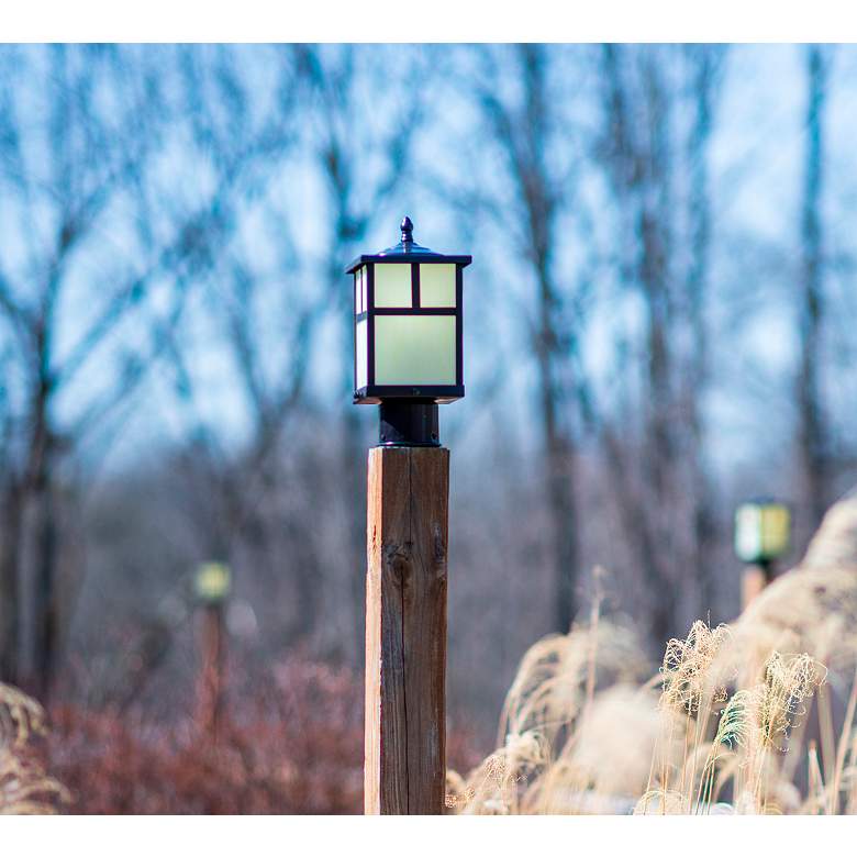 Image 7 Coldwater 12" High Burnished Outdoor Post Light more views
