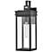 Cole 18 1/2" High Black Rectangular Outdoor Wall Light