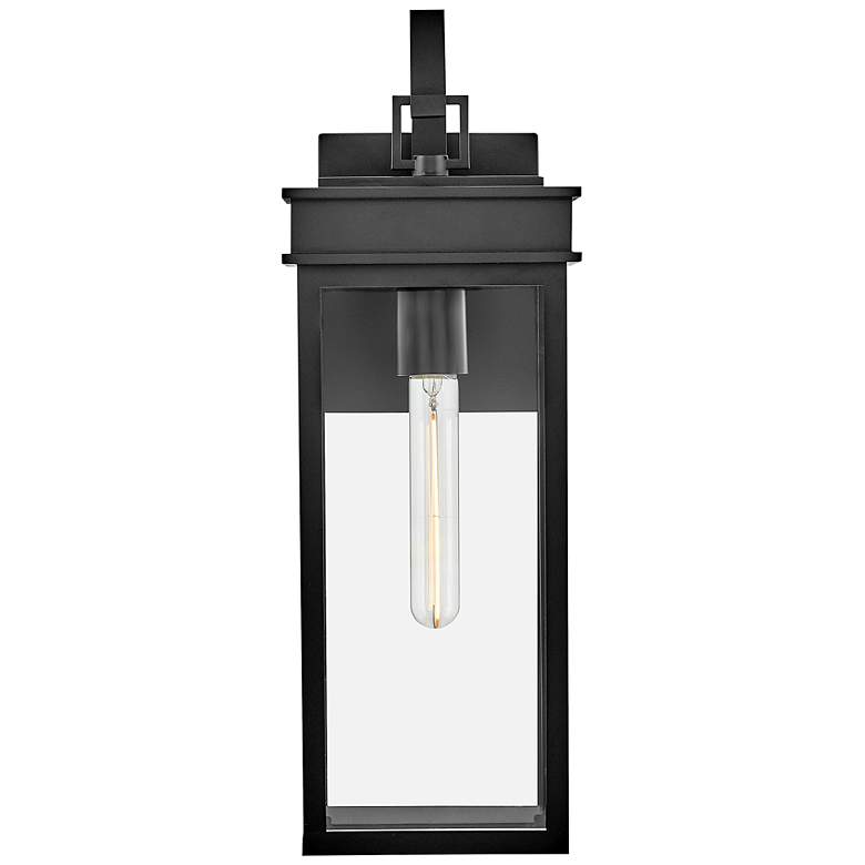 Image 3 Cole 18 1/2" High Black Rectangular Outdoor Wall Light more views