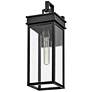 4_Cole 18 1/2" High Black Rectangular Outdoor Wall Light more views