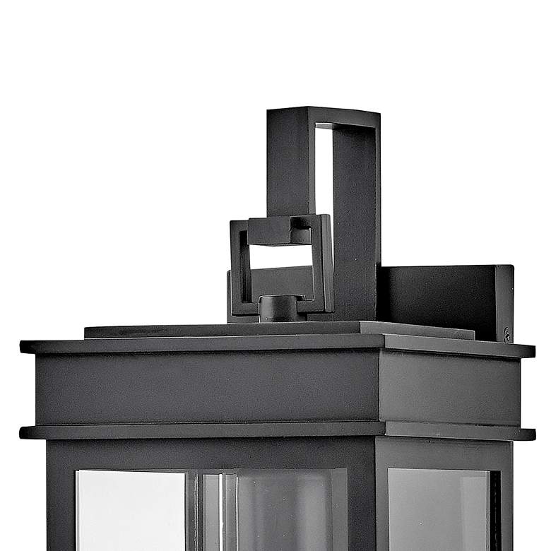 Image 6 Cole 18 1/2" High Black Rectangular Outdoor Wall Light more views