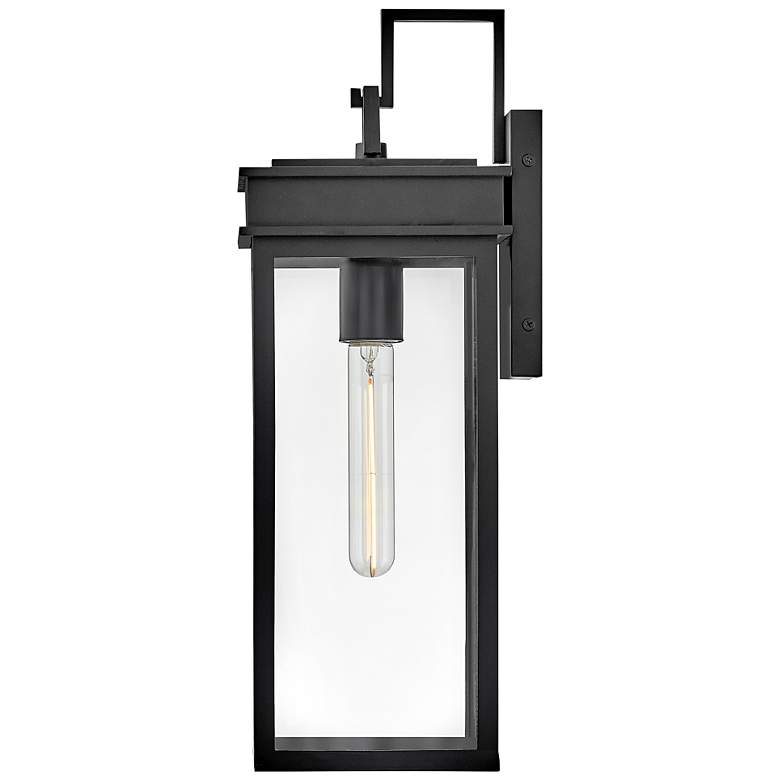 Image 7 Cole 18 1/2" High Black Rectangular Outdoor Wall Light more views