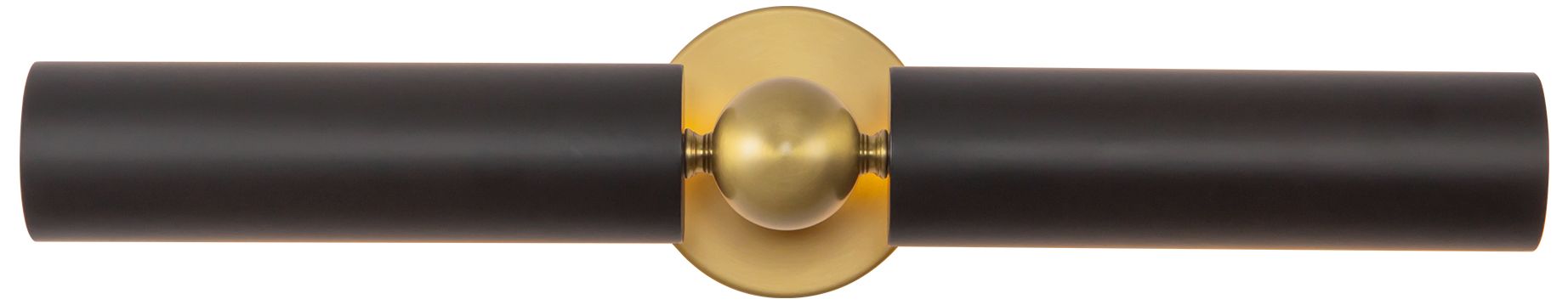 Image 5 Cole 23-in Brushed Gold and Matte Black Wall/Picture Light more views